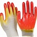 Перчатки трикотажные с 2-ым латексным обливом (Красный) уп.300 пар купить в интернет-магазине «АРК СНАБ»